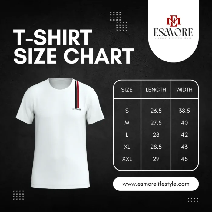 Esmore Premium Half Sleave T-shirt Black - Image 2