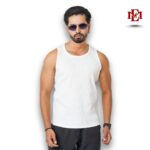 Esmore Premium 2*2 Soft Rib Vest- White