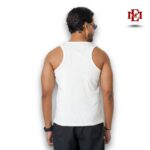 Esmore Premium 2*2 Soft Rib Vest- White - Image 2