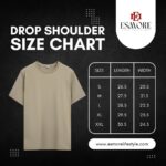 drop shoulder size chart