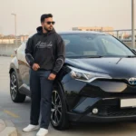 Esmore Oversized Short length Premium Hoodie | Black - Image 2