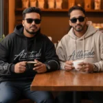 Esmore Oversized Short length Premium Hoodie | Black - Image 3