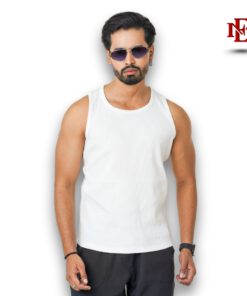 Esmore Premium 2*2 Soft Rib Vest- Off White